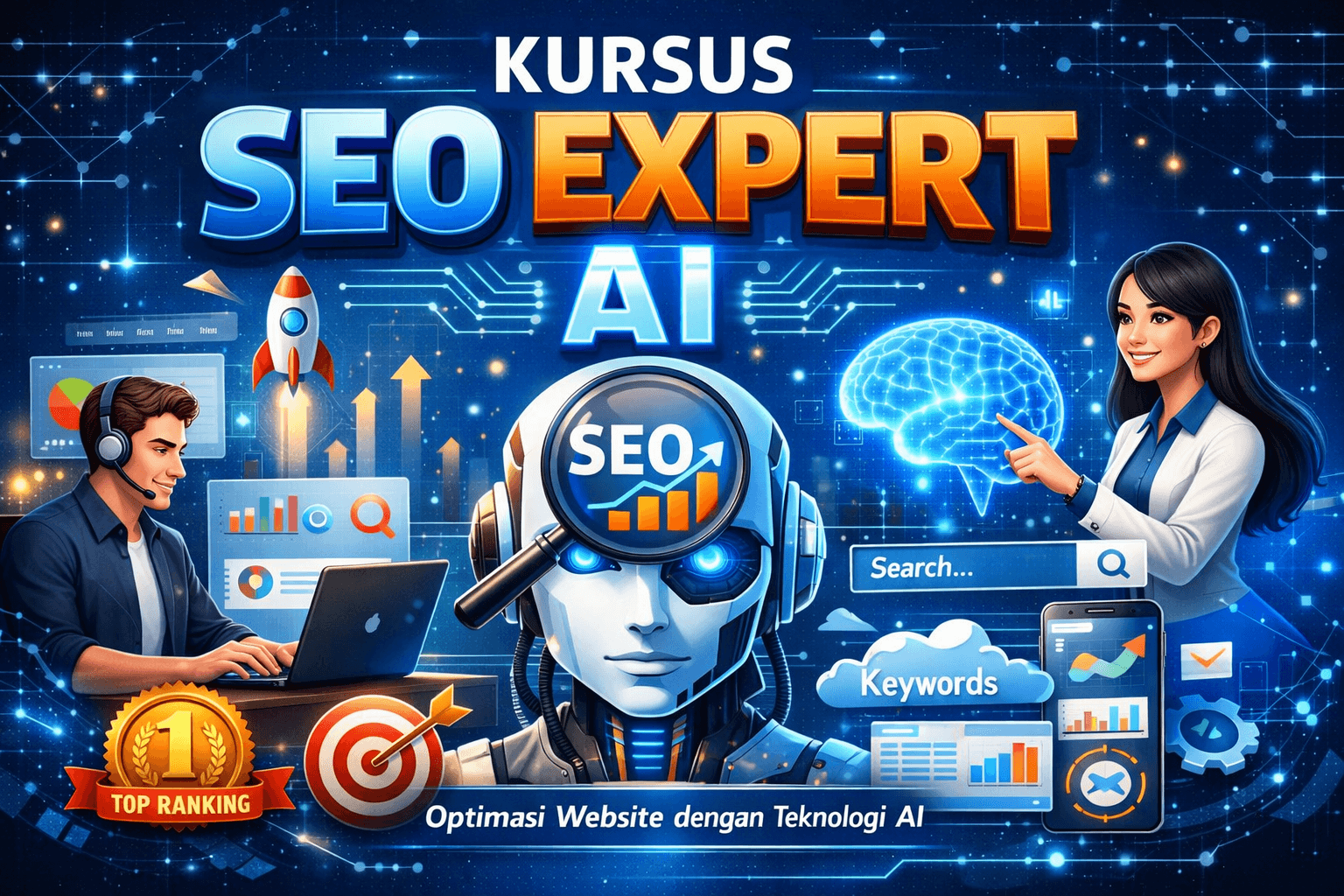 Kursus SEO Expert AI Mastery